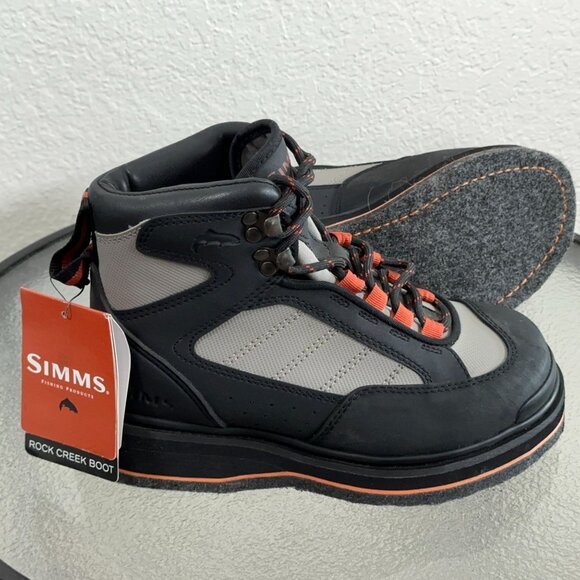 Simms Rock Creek Felt Bottom Wading Boots Men's/Boys Size US 6(EU 39) - Picture 1 of 12
